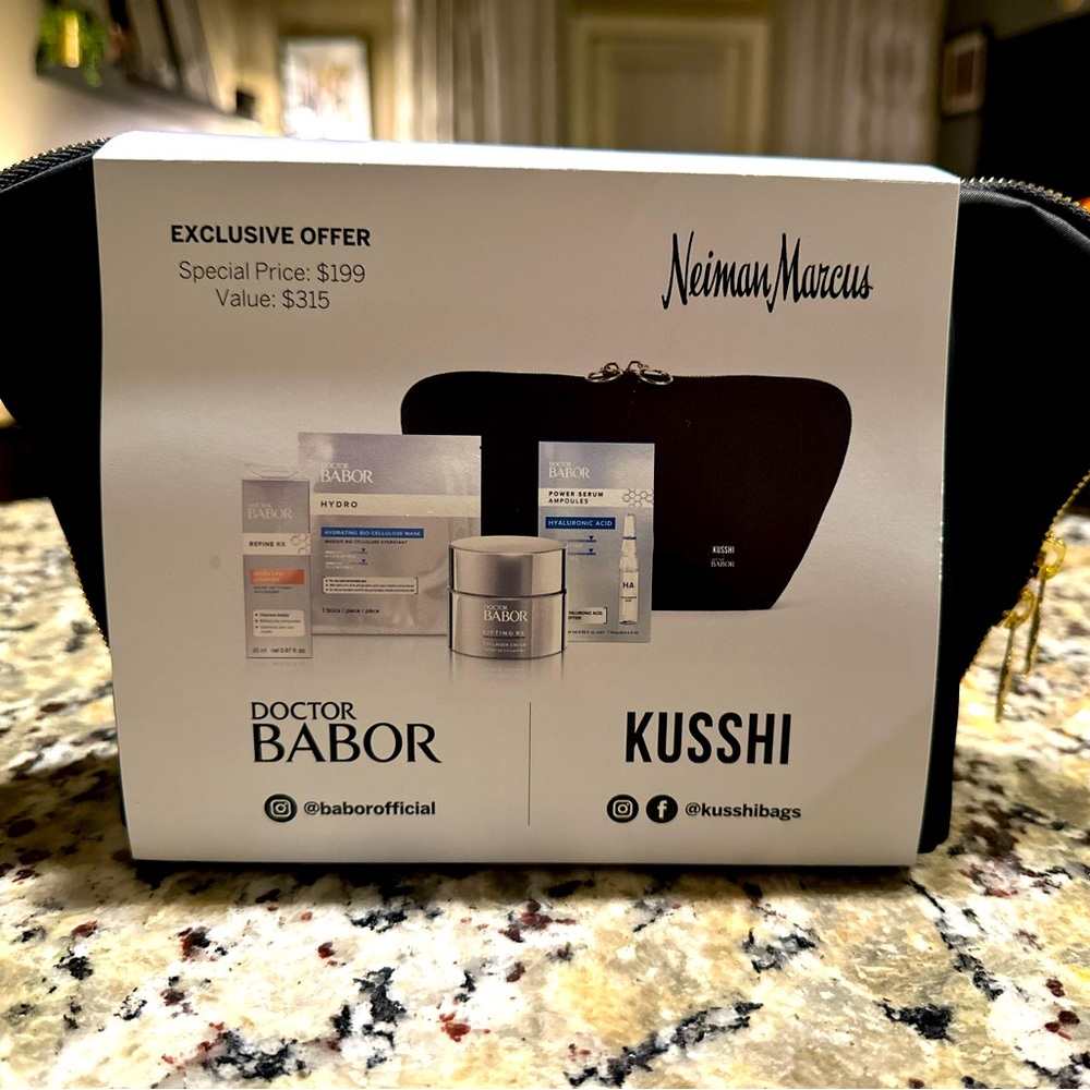 Babor x kusshi limited edition skincare collab. Everything brand new, full size.
